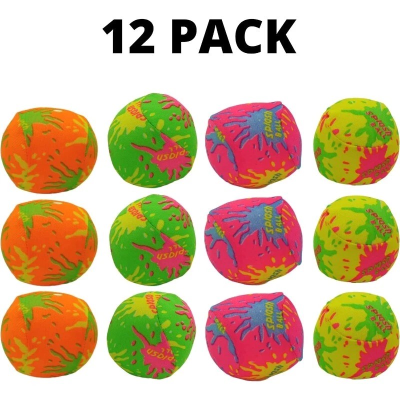 2" Water Bomb Splash Balls (12 Pack) - Outdoor Mini