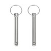 sourcing map Quick Release Pin, Dia 5/16"(8mm) Usable Length 2.28"(58mm)