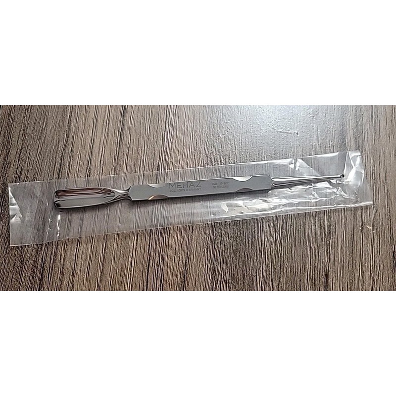 Mehaz Professional 022, 5-1/2 in Pro Cuticle Pusher & Curette-Stainl