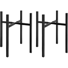 Soporte ajustable para plantas, soporte de Metal para plantas, macetas de flores modernas, estante de exhibición, soporte de flores extensible de resistencia, 2 uds