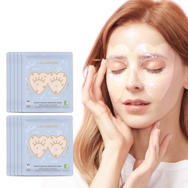 LALARECIPE Avocado Heart-Shaped Collagen Under Eye Masks | Brightening Eye
