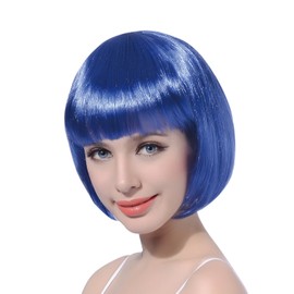 Wig, Short Bob, Small Face, For Cosplay, Straight Disguise, Imechen, Cute, 9 Colors Available