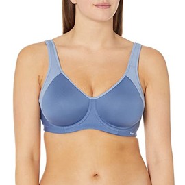 Freya Women's Sonic Underwire Spacer Molded Sports Bra, Opaque, Denim, 40D