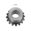 HARFINGTON 2pcs Bevel Gear 1M 16 Teeth 10mm Shaft Hole