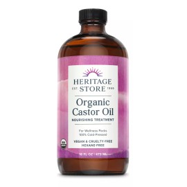 Heritage Organic Castor Oil Ricino Orgánico 473ml