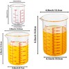 High Borosilicate Glass Measuring Cup Set-V-Shaped Spout，Includes 250ml(8OZ), 500ml(16OZ), and