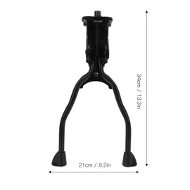 Alomejor Bicycle Stand Stainless Steel Foldable Mountain Bike Triangle Double Leg Stand Support