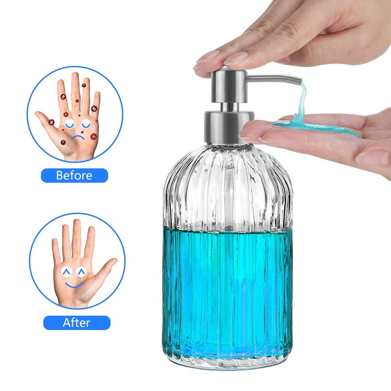 Soap Dispenser Pump Replacement - HEXTEK Stainless Steel Soap and
