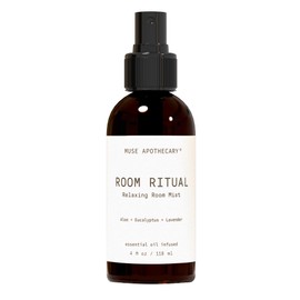 Muse Apothecary Room Ritual - Aromatic and Relaxing Room Mist, 4 oz, Infused with Natural Essential Oils - Aloe + Eucalyptus + Lavender