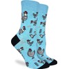 Good Luck Sock Women's Chickens Socks, Adult, Shoe Size 5-9