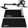2PCS Non-Slip Rowing Machine Mats Protect Hardwood Floor Carpet