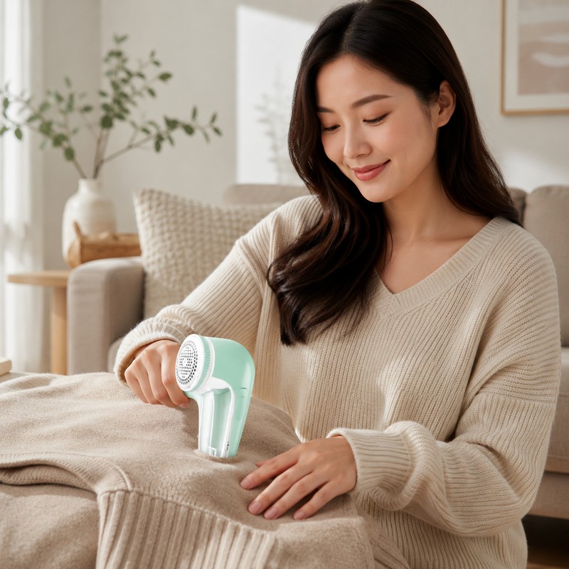 Electric Fabric Shaver for Clothes & Home Textiles – Portable
