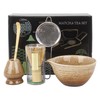5Pcs Matcha Tea Set with Whisk and Bowl, Ceramic Matcha