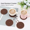 3 Pack Silicone Coasters for Drinks, Thickened Coasters with Deep