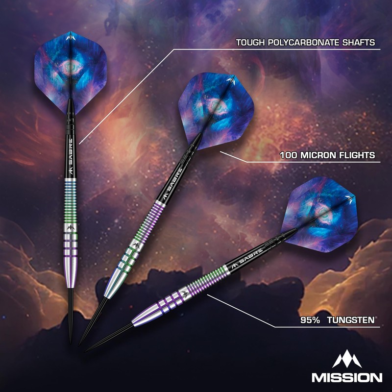 Mission | Celestial Darts | Steel Tip Darts Set |