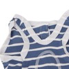Dog Recovery Suit Stretchy Breathable Adjustable Collar Stripe Pet Post