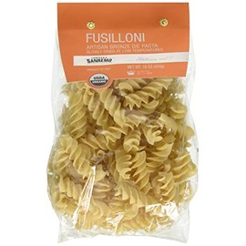 Compagnia Sanremo Pasta Sanremo Italian Organic Fusilloni Pasta - 100% Durum Wheat Semolina Fusilloni - 16 Oz (Pack Of 4) - Product Of Italy
