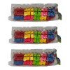 120 Silbatos Plástico con Collar Colores Surtidos para Fiesta y