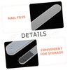 Beavorty 4sets Nano Glass Nail Files Manicure Pedicure Sanding Tools