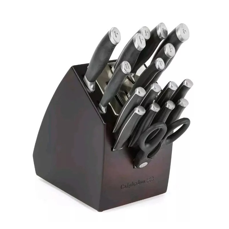 Calphalon Contemporary SharpIN Self Sharpening Knife Set, 18-Piece MSRP $200+