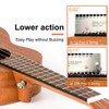 Kmise Concert Ukulele Starter Kit Mahogany Ukelele 23 inch for