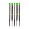 5 x Green Quality Refills Compatible for Parker Ballpoint Medium