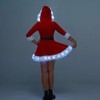 bDDeDD Women's Santa Costume LED Light Up Christmas Dress Cosplay