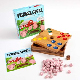 ROMBOL Piggy Game, Dice Game with the Cute Piggies for the Whole Family, for 2 to 6 Players