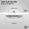 EMOS EMOS LED Einbaustrahler 230V, 5W / 450lm, 50 schwenkbar,