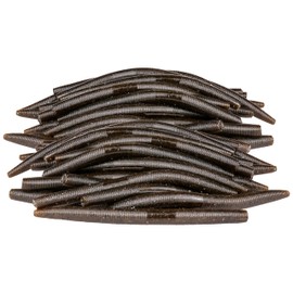 PROBITE Soft Fishing Worm 100PCS, 3/4/5/6" Mega Value Pack Senko Style Soft Lures for Bass, Plastic Worm Stick Baits, Multicolor, Cost-Effective Fishing Gift