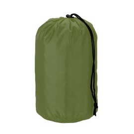 YELARXI Stuff Sack, Nylon Waterproof Storage Sacks Portable Drawstring Dry Stuff Bag Gear Organization with Toggle, 5x10Inch Fit for Backpacking Camping Traveling Hiking(Dark Green)