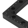 2Pcs Positioning Square 120mm 90 Degree Clamp Metric Scale Tool