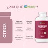 Wellthy Berberina Pura 300 Cápsulas. 100% Berberis Aristata, 500mg c/u,