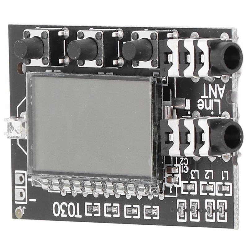 FM Transmitter Board Digital LCD 2 Channel 76MHz‑108MHz Stereo Audio