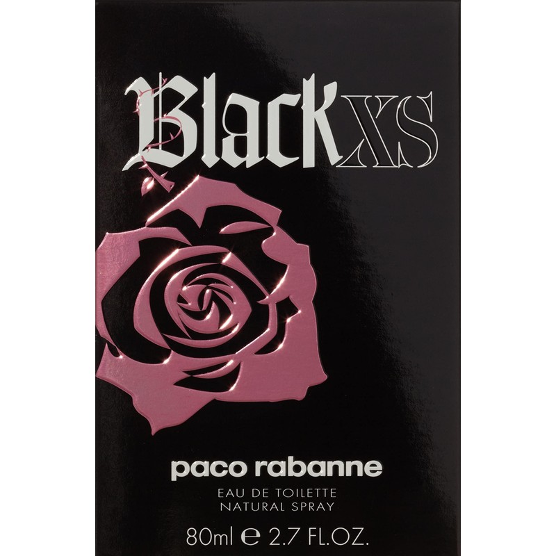 Black XS by Paco Rabanne for Women 2.7 oz Eau