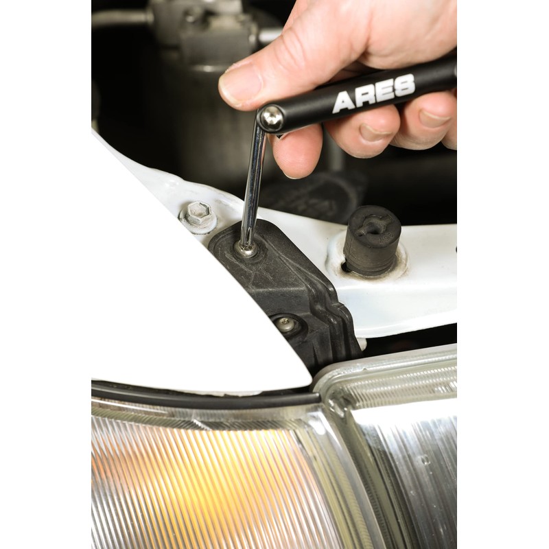ARES 44000-10-Piece Tamper-Proof Folding Star Key Set - Sizes Include