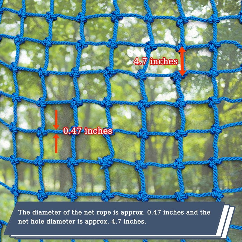 Heavy-Duty Climbing Net with 6 Sizes - Perfect for Kids,