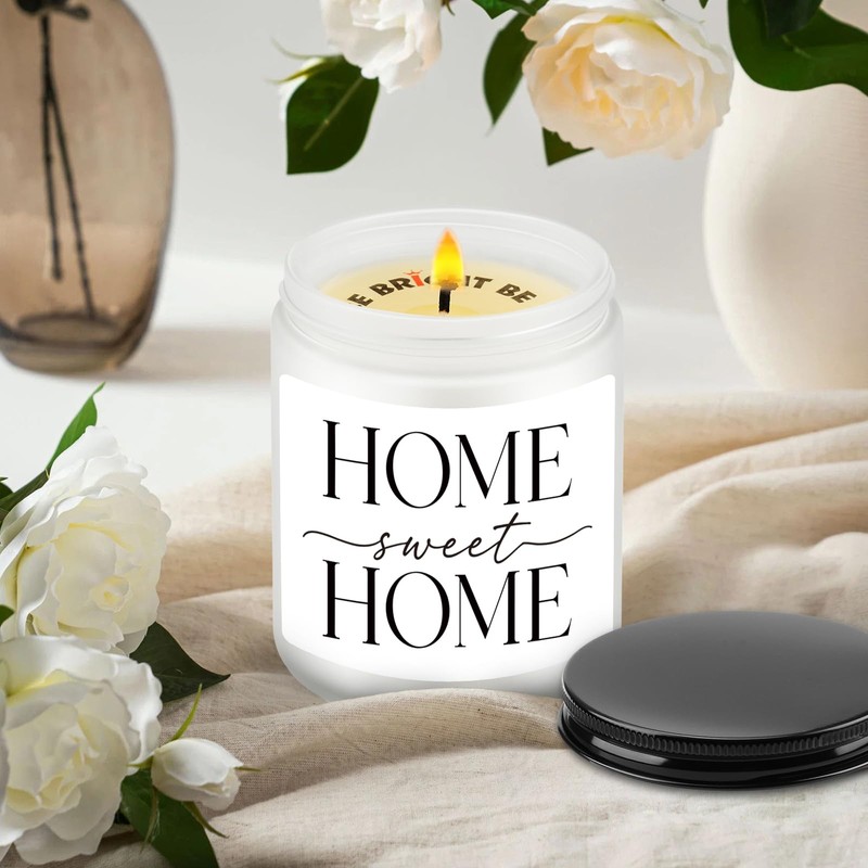 Home Sweet Home Scented Candle, Inspirational Home Décor