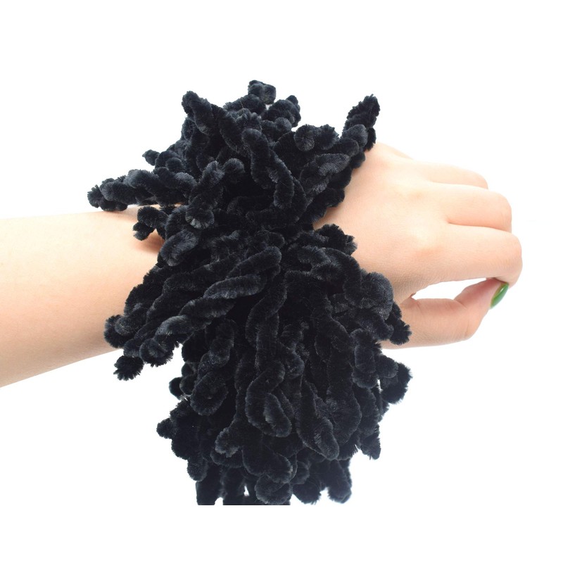 AUEAR, 2 Pack Scrunchie Headwear Hair Tie Ring Plain Big