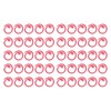 50PCS Metal Stitch Markers Spiral Markers Multifunctional Crochet Locking Hooks