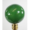 Hunter Green Ceramic Ball Finial 2.25" h
