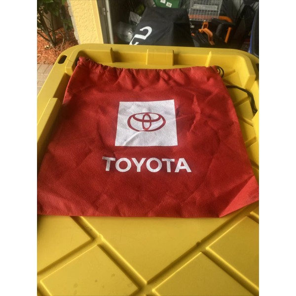 Toyota Red Drawstring Bag