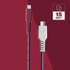 Skullcandy 6-Foot Line Plus Braided USB-C to Lightning Cable (Vice/Crimson)