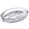 Glass Soap Dish for Bathroom Countertop, Shower, Kitchen Sink, Oval