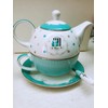 Eplze YBK Tech Euro Style Bone China Tea for One,