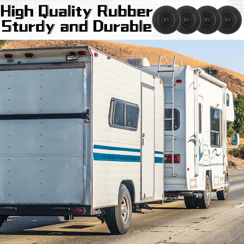 DFD 10 PCS Trailer Axle Wheel Rubber Grease Plugs Hub