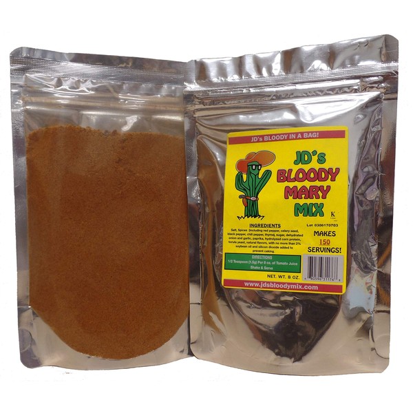 JDs Bloody Mary Mix (2 Packages, 300 Servings!)