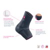 medi Levamed Unisex Ankle Brace | Silver | Size V