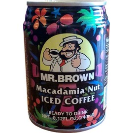 Mr. Brown Iced Coffee, Macadamia Nut, 24 - 8.12-Ounce Cans