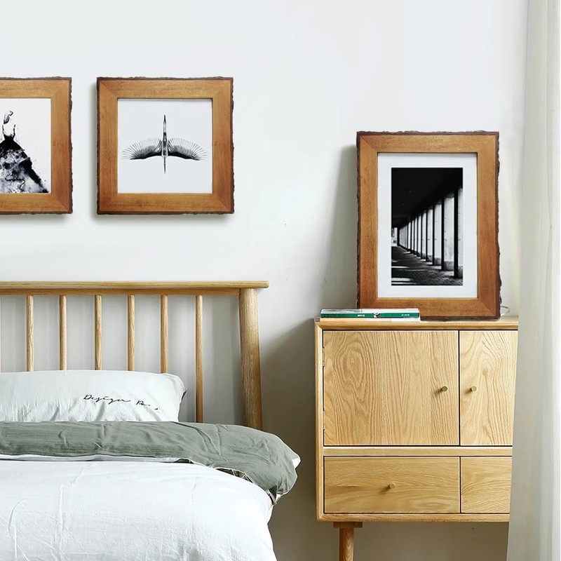 8x8 Picture Frames Wood, Rustic Square 8 x 8 Photo